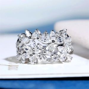 CZ Flower Ring